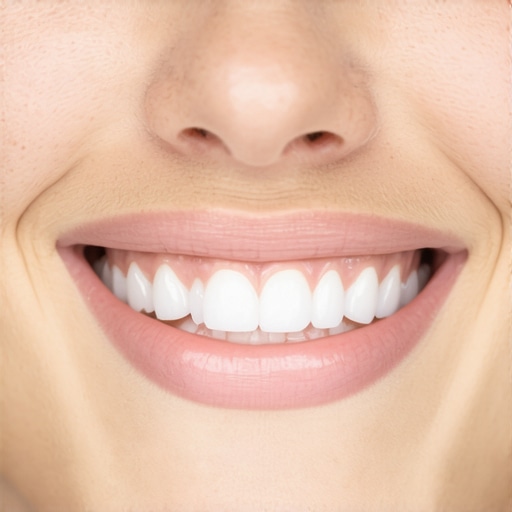 Smiling patient showing aligned teeth after Invisalign