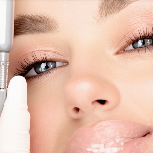 Dentist performing laser whitening to enhance smile brightness.