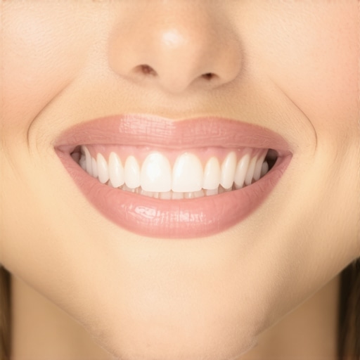 Advanced Dental Cleaning in a Modern Clinic Person receiving professional teeth cleaning in a clinical environment