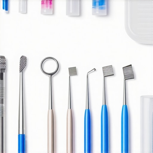 A dental repair kit showing temporary filling material and dental tools for emergency tooth repair