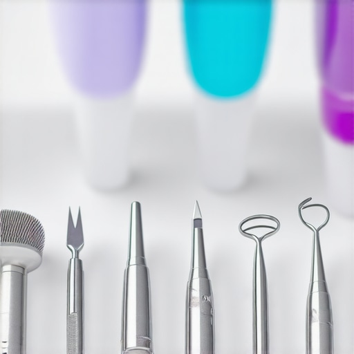 Ultrasound dental scaler and precision dental tools used for long-term dental maintenance.