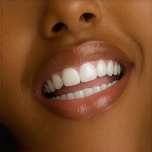 Dentist applying fluoride sealant to patient's teeth