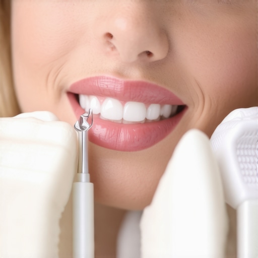 Dentist showing digital Invisalign treatment plan to patient