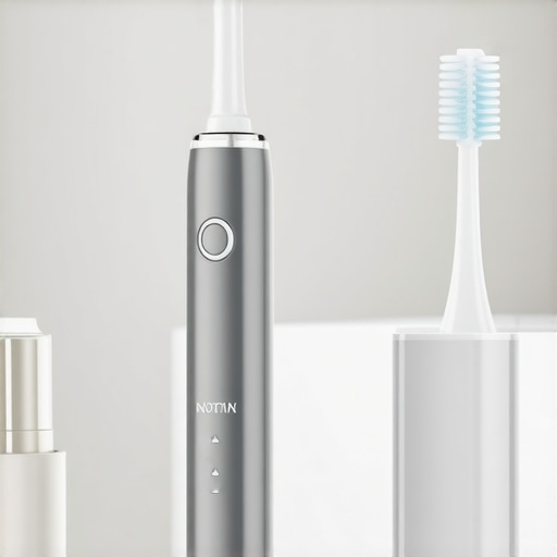 Modern Dental Tools for Long-Term Oral Health Ultrasonic toothbrush and water flosser showcasing effective dental maintenance equipment.