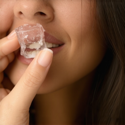 The ice cube trick for numbing a toothache before your appointment