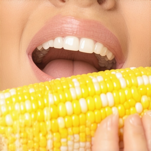 The trick to eating corn on the cob with veneers