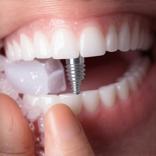 Why your dental implant feels cold when you drink ice water