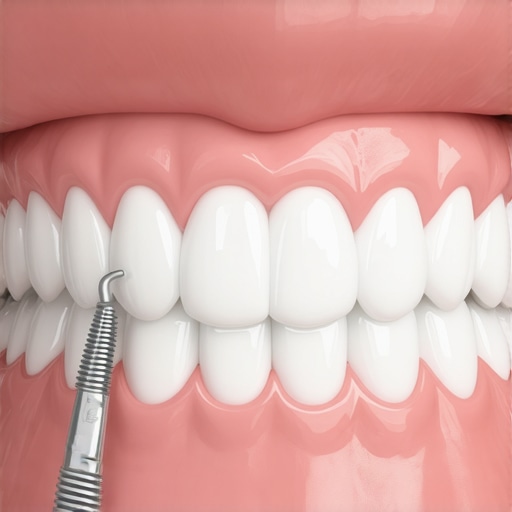 How to clean under a dental implant bridge where your brush can't reach