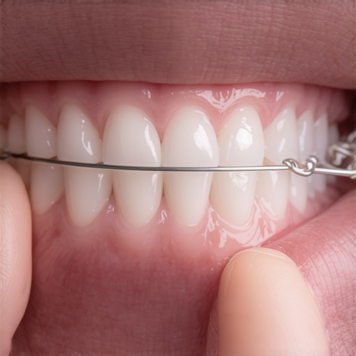 How to handle a loose permanent retainer wire until you can see us