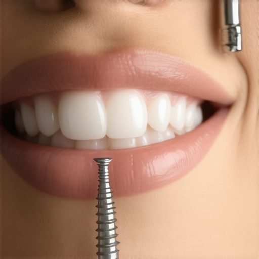 What to do when a piece of your dental implant screw becomes visible