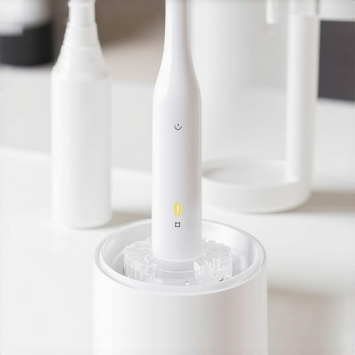Advanced Home Dental Care Tools Ultrasonic cleaner and electric toothbrush for dental maintenance