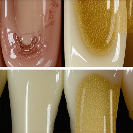 Microscopic tooth enamel biofilm comparison