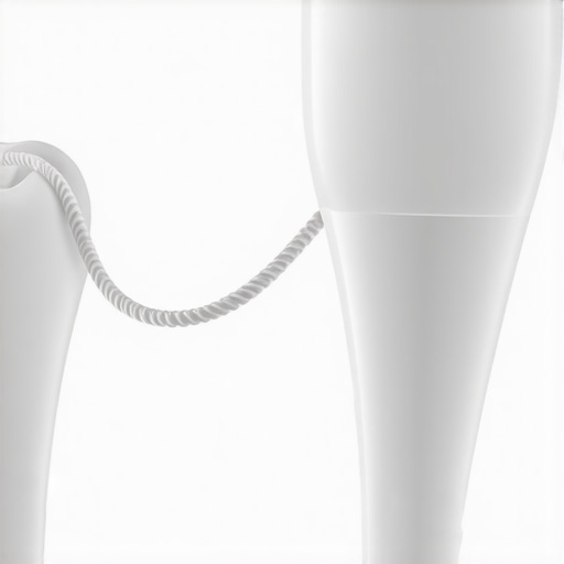 C-Shape Flossing Technique for Molars Diagram illustrating the correct C-shape flossing method to clean back molars.
