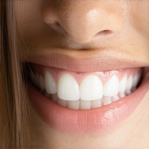 A close-up of a bright, healthy smile illustrating the goal of safe teeth whitening.
