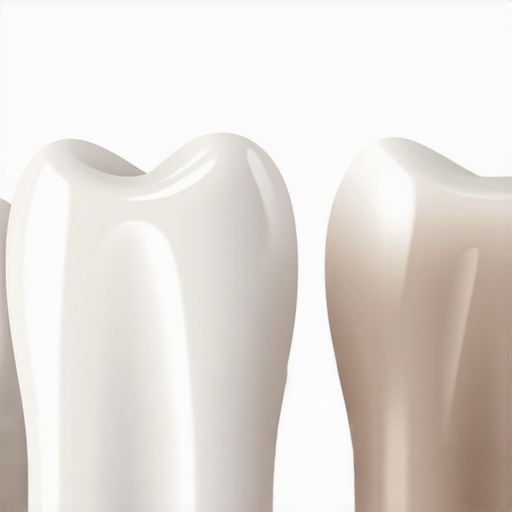 High-Precision Composite Tooth Restoration Close-up of a high-quality modern composite restoration replacing an old metal filling