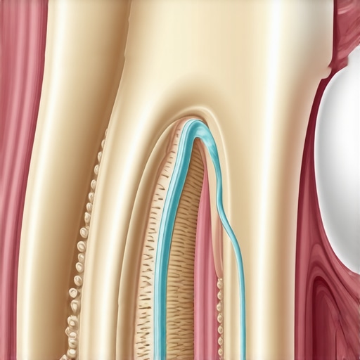 Microscopic View of Bone Remodeling and Dental Mobility An illustration showing how bone density changes during teeth alignment and the role of osteoblasts.