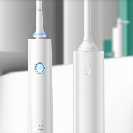 Modern Dental Maintenance Tools Electric toothbrush and water flosser for home dental care