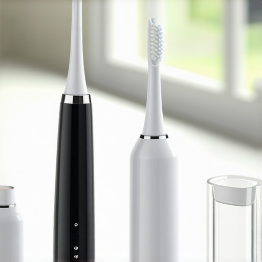 Collection of advanced oral hygiene tools including ultrasonic cleaner and electric toothbrush