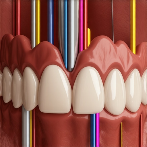A diagram showing how jaw pressure affects the nerves in the teeth and face.