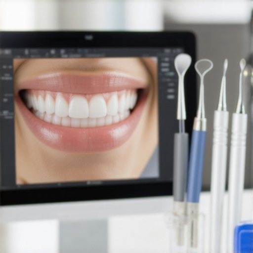 Advanced dental technology showing 3D digital impressions for Invisalign and cosmetic repairs.