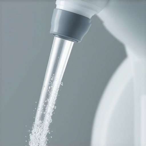 A high-quality water flosser providing a gentle stream for safe teeth cleaning.