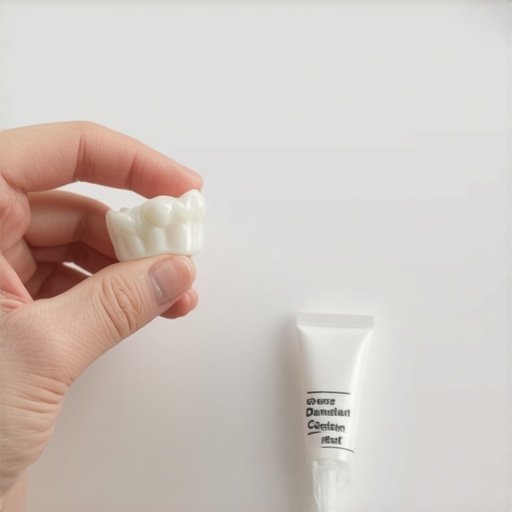 Re-cementing a loose dental crown at home using temporary cement