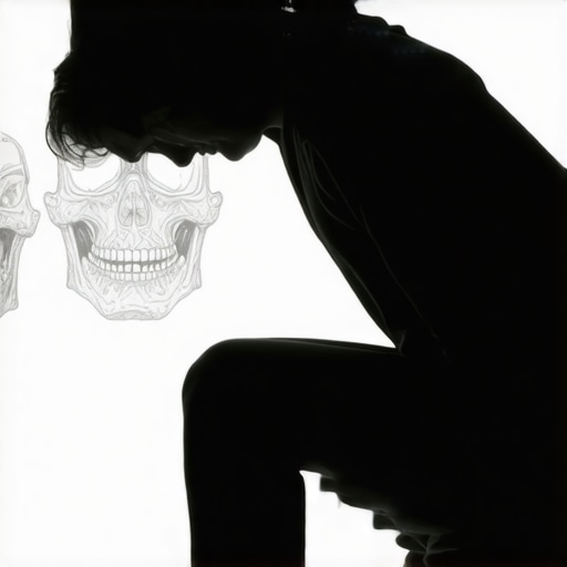 Person leaning forward to check if tooth pain is caused by sinus pressure