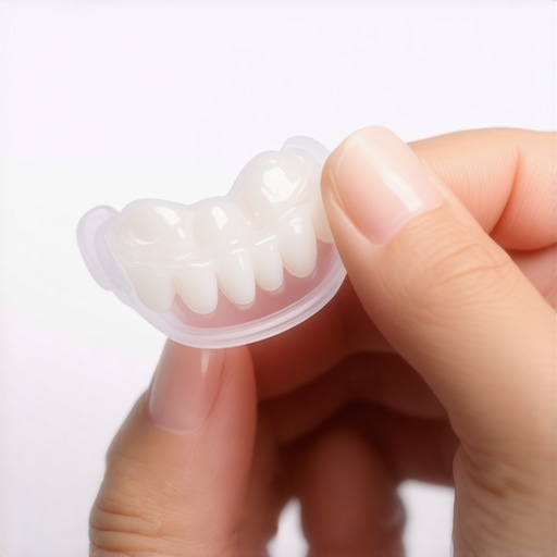 Tools for Proper Aligner Seating A close-up of clear aligners and a dental chewie used to ensure a tight fit.