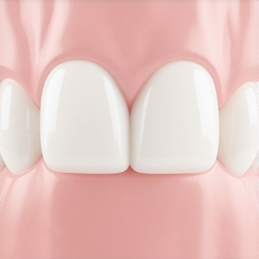 Understanding Enamel Transparency Macro shot of front teeth demonstrating enamel thickness and light transparency.