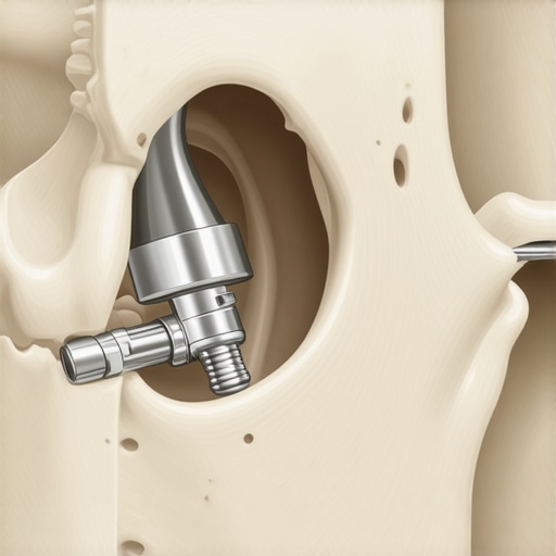 Anatomical diagram of the jaw joint and disc