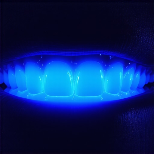 Why your teeth look blue in certain lighting